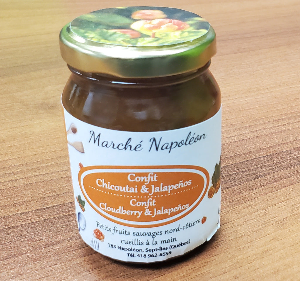 Confit de chicoutai et jalapenos