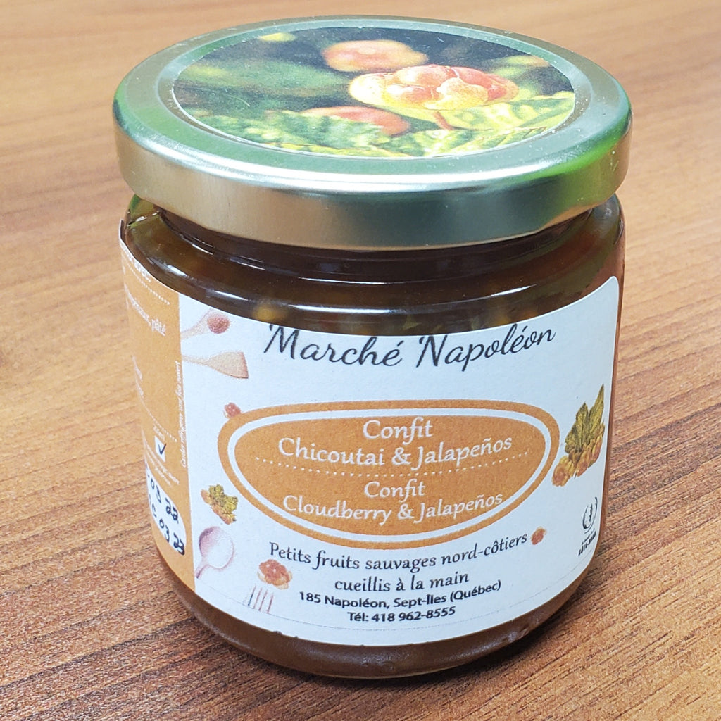 Confit de chicoutai et jalapenos